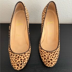 Christian Louboutin Fifi Pony Jungle Pump